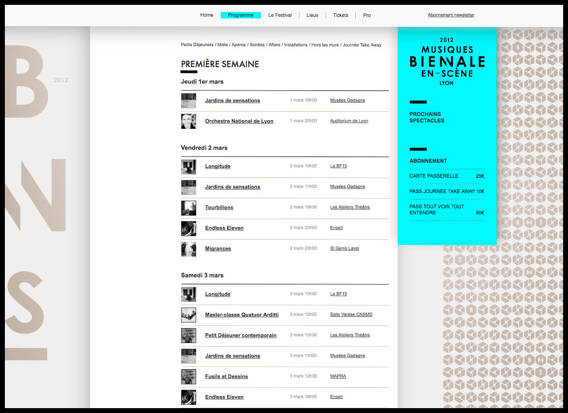 Biennale Musiques en scène 2012 - Identité - Les Graphiquants