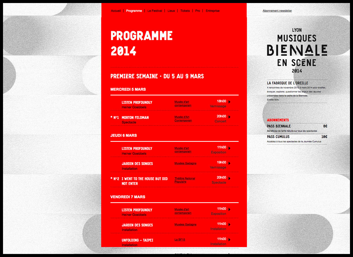 Biennale Musiques en Scène 2014 - Identité - Les Graphiquants