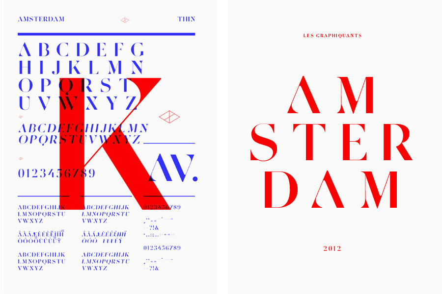 Typographies - Amsterdam - Les Graphiquants