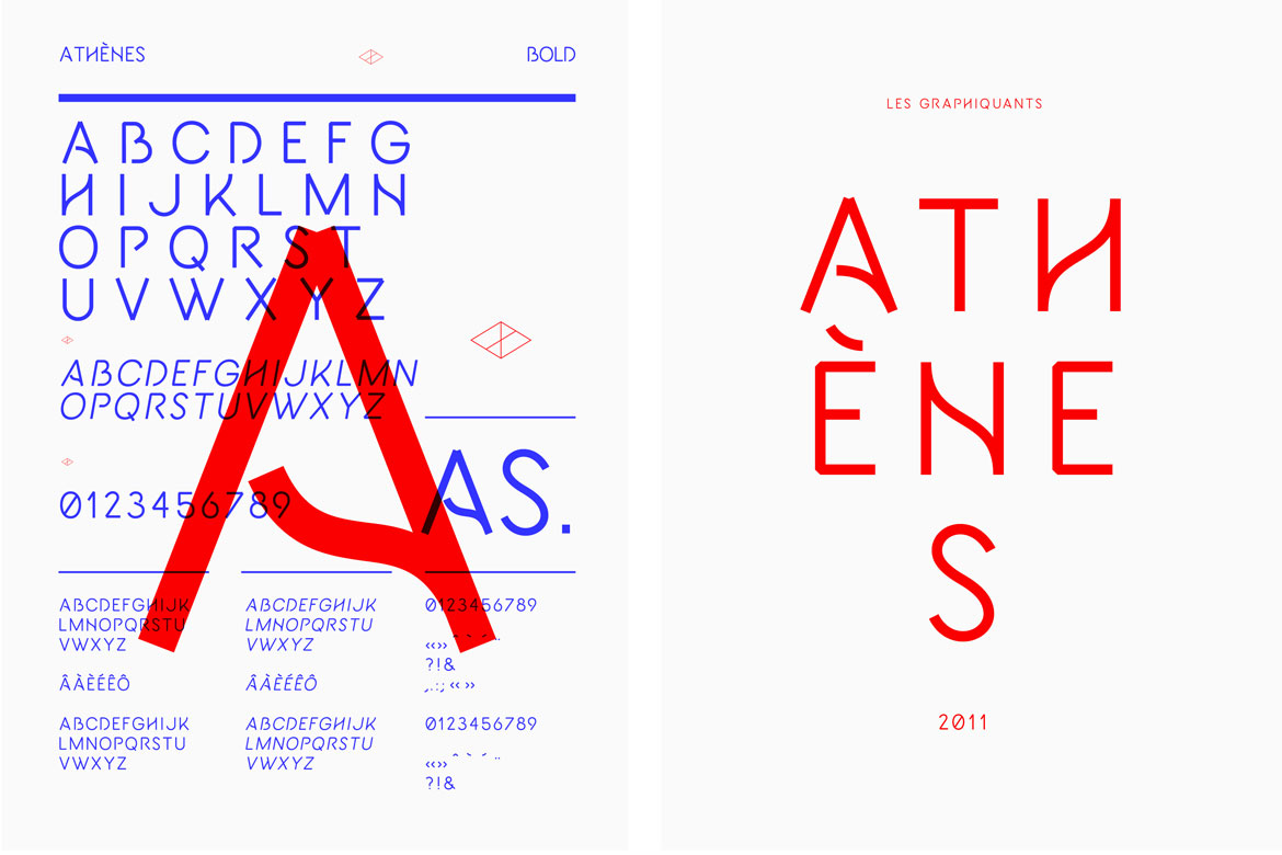 Typographies - Athènes - Les Graphiquants