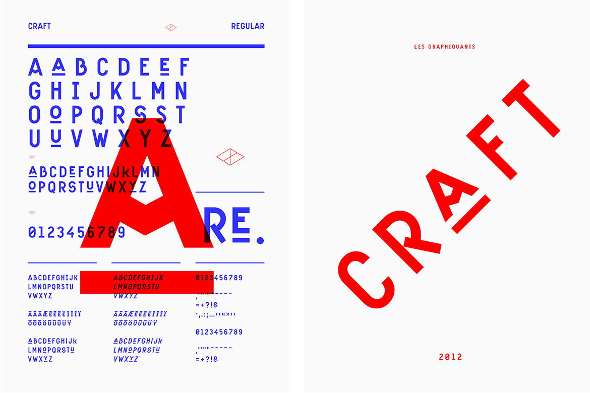 Typographies - Craft - Les Graphiquants