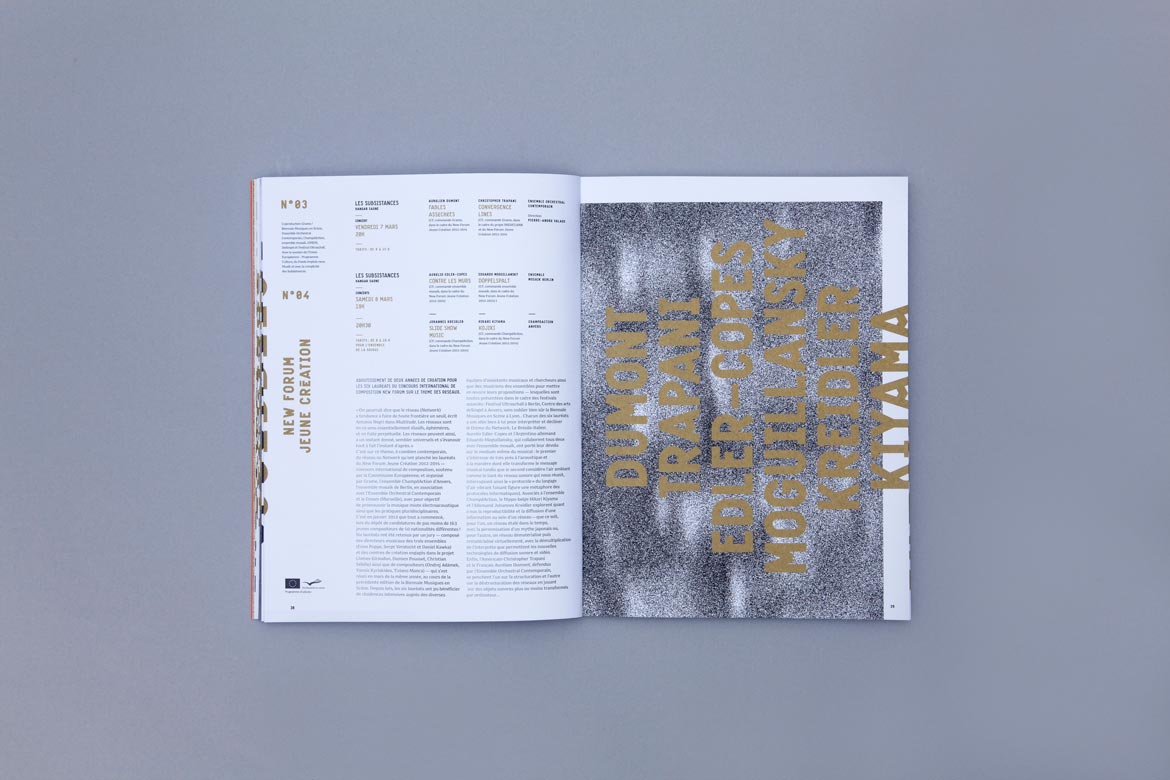 Biennale Musiques en scène 2014 - Catalogue - Les Graphiquants