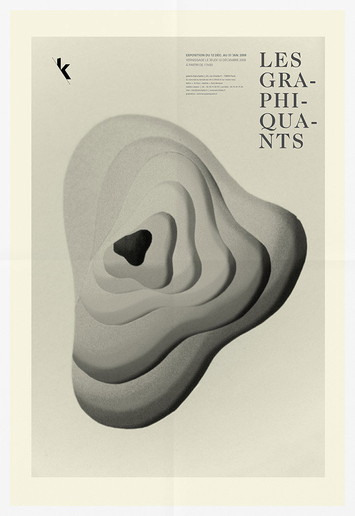 Galerie Kamchatka - Exhibition identity - Les Graphiquants