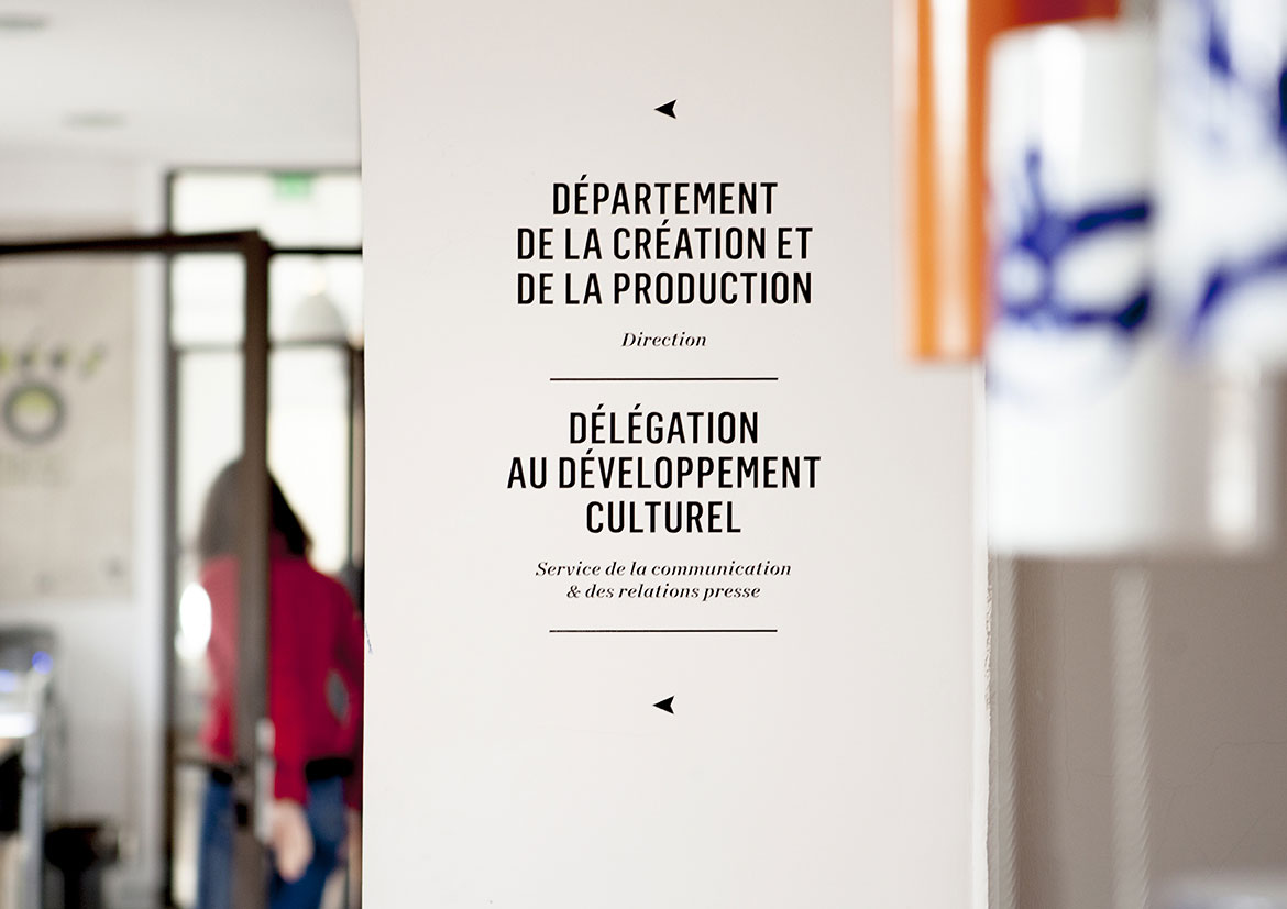 Sèvres, Cité de la céramique - Signage - Les Graphiquants