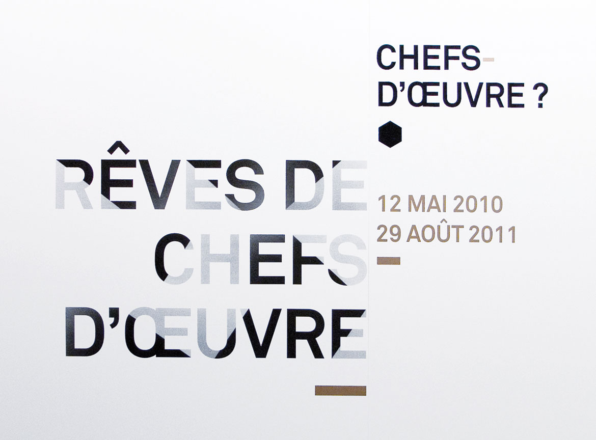 Centre Pompidou – Metz – ‘Chef d'œuvre?’ - Signage - Les Graphiquants