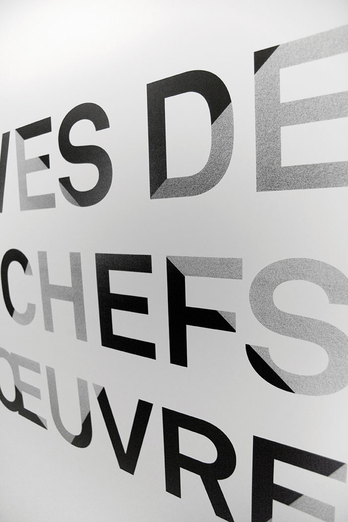 Centre Pompidou – Metz – ‘Chef d'œuvre?’ - Signage - Les Graphiquants