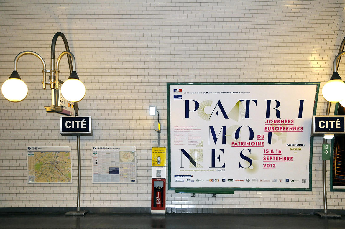 Ministry of Culture and Communication – Paris - 2012 JEP poster - Les Graphiquants