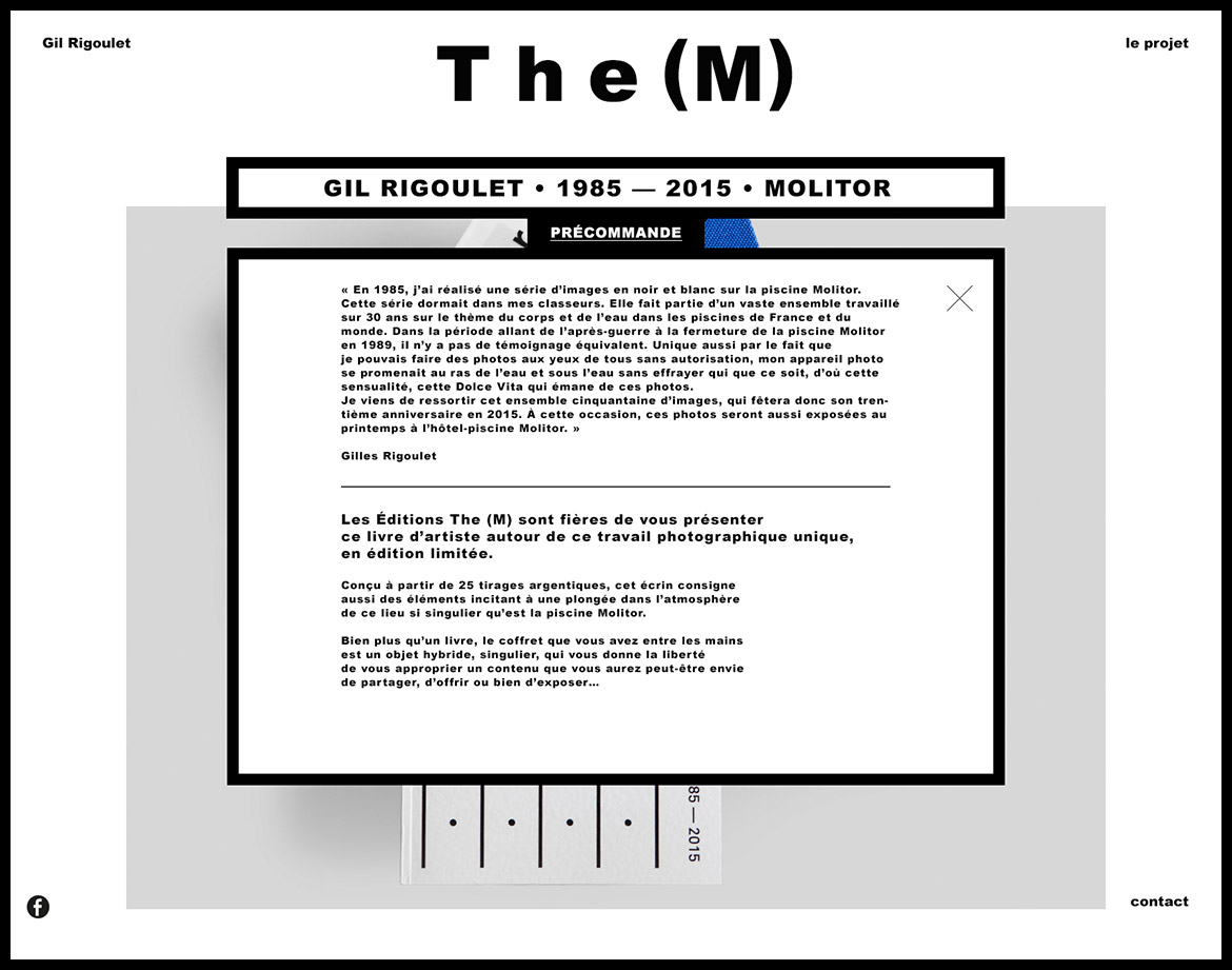 the (m) éditions - Molitor website - Les Graphiquants