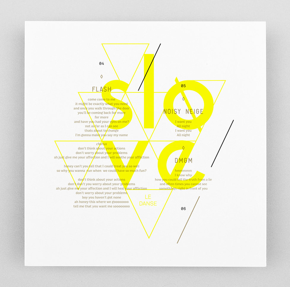 Slove - Le Danse album - Les Graphiquants