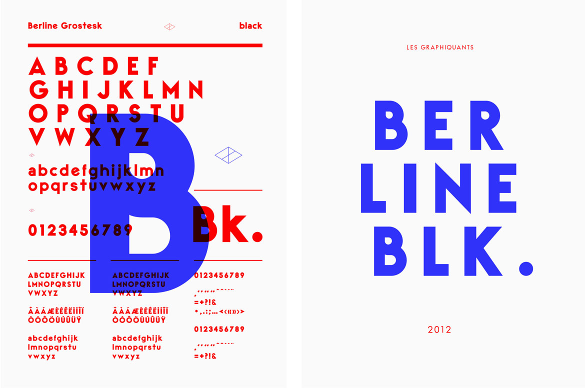 Typography - Berline - Les Graphiquants