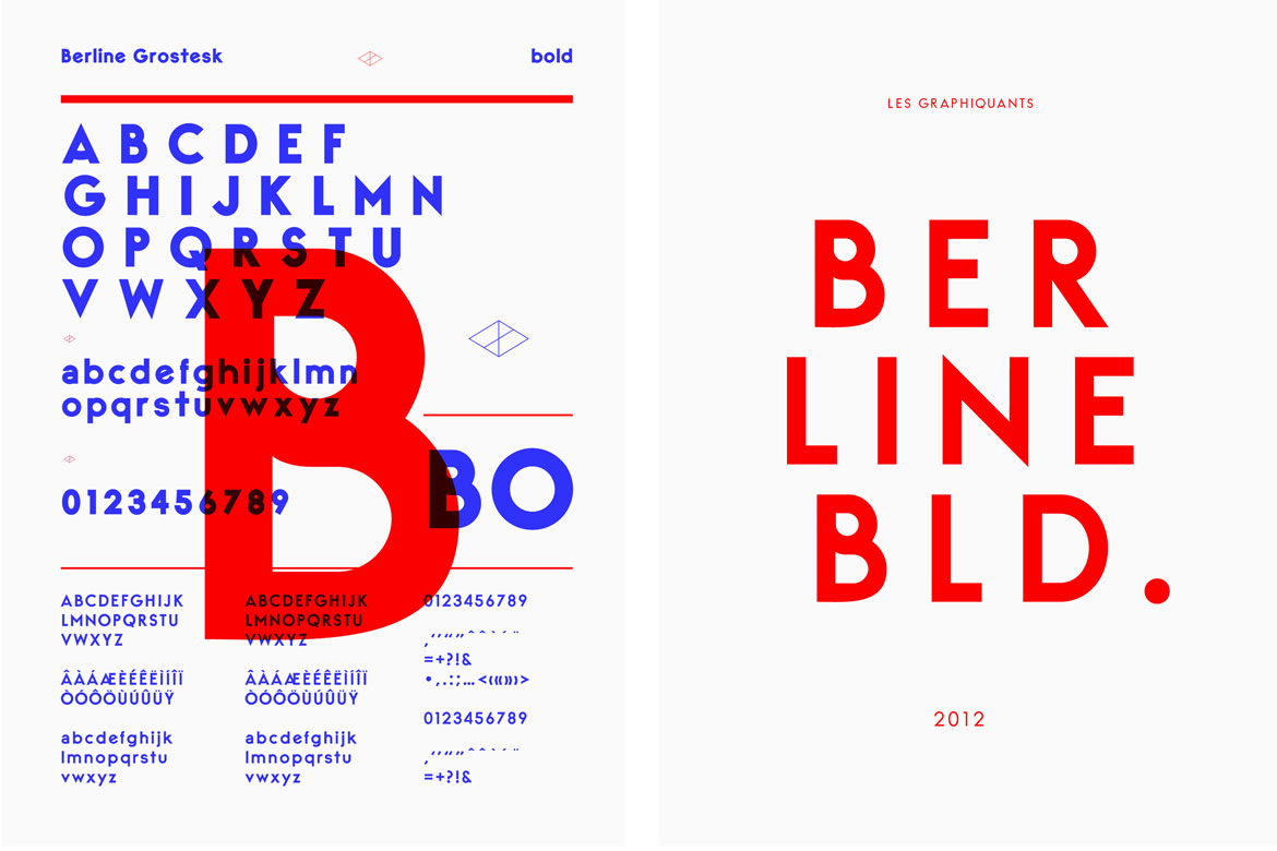 Typography - Berline - Les Graphiquants