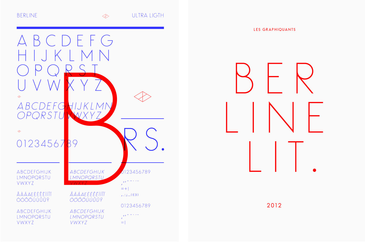 Typography - Berline - Les Graphiquants