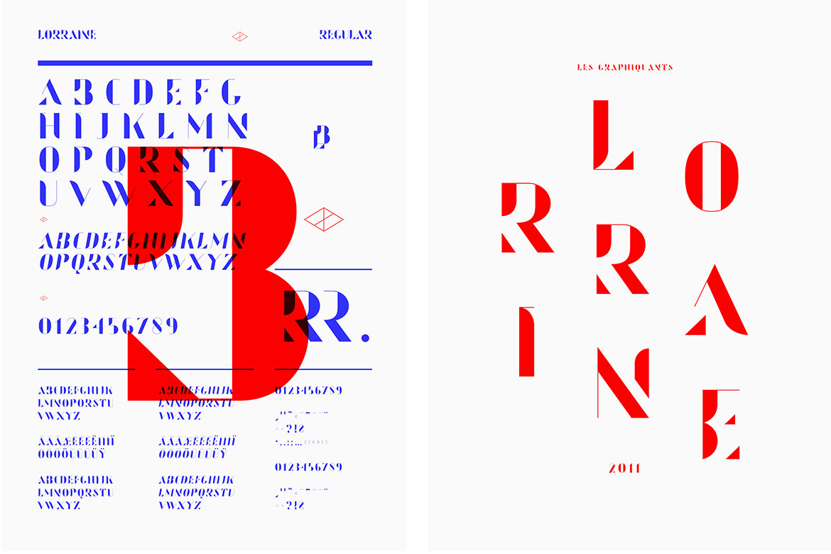 Typography - Lorraine - Les Graphiquants